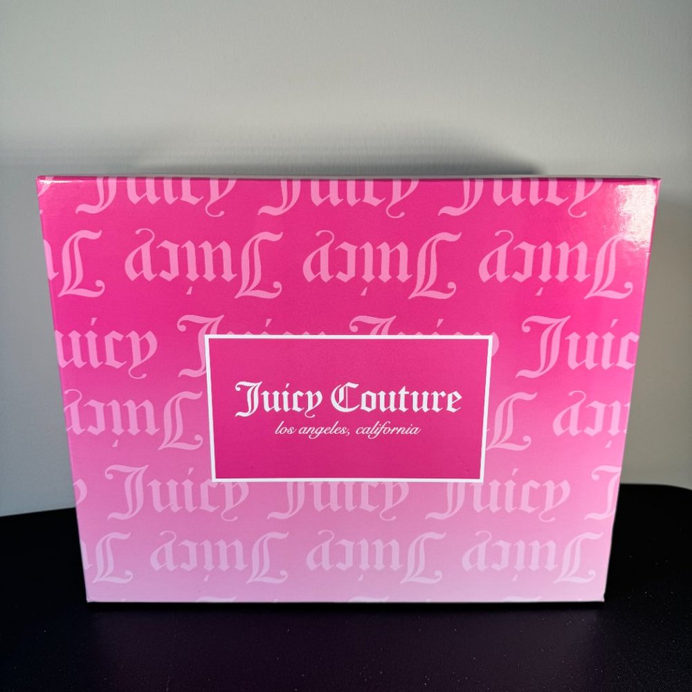 Juicy Couture Black Liquorice Mini Tote & Barrel Coin Purse Box Gift Set - NWT - Picture 6 of 6